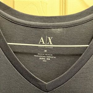 Mens Armani Exchange Tee Shirt, NWOT, Never Worn, Dark Navy Blue.